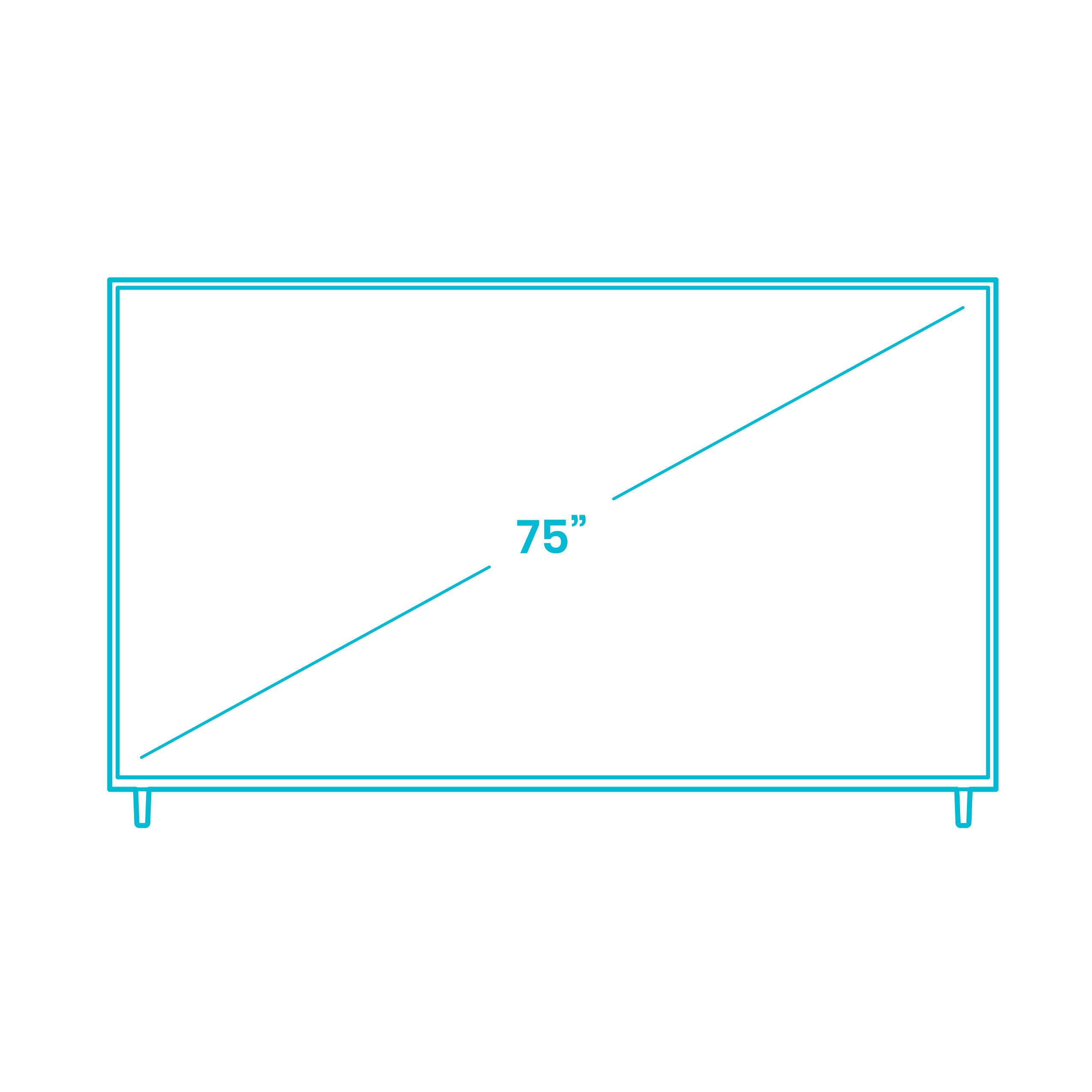 Digital Televisions Tvs Tcl 4 Series Roku Smart Tv 75 Inch Silhouette Svg Vector Free Vectors